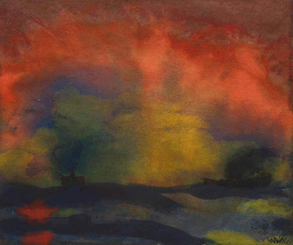 EMIL NOLDE Zwei Dampfer